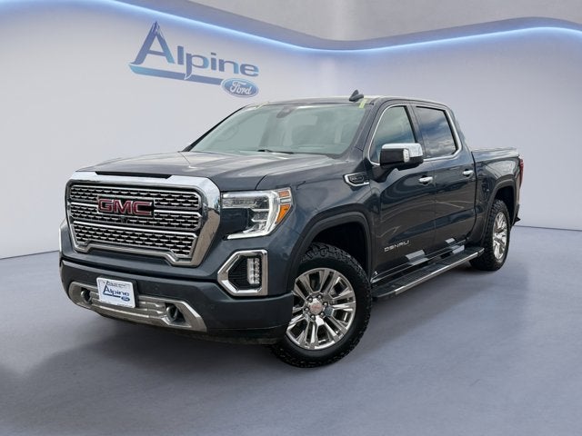 Gray (Dark Sky Metallic) 2021 GMC Sierra 1500 Denali Crew Cab 4WD Pickup Truck Four-Wheel Drive Automatic