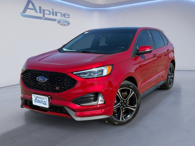 Red Metallic 2020 Ford Edge SUV / Crossover All-Wheel Drive 8-Speed Automatic
