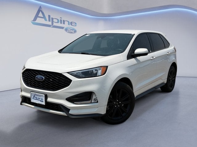White Metallic 2023 Ford Edge SUV / Crossover All-Wheel Drive 8-Speed Automatic