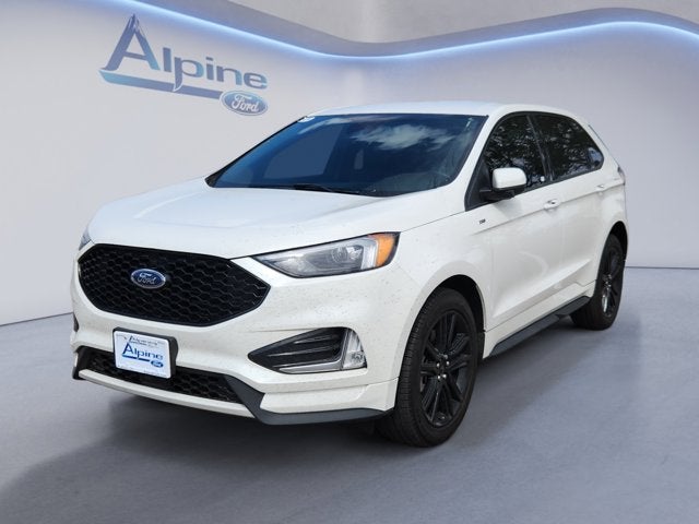 White Metallic 2024 Ford Edge SUV / Crossover All-Wheel Drive 8-Speed Automatic