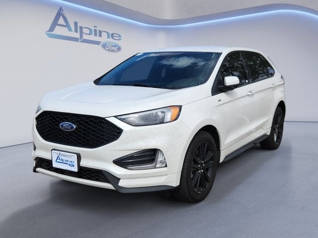 Star White Metallic Tri-Coat 2024 Ford Edge SUV / Crossover All-Wheel Drive 8-Speed Automatic