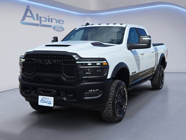 Bright White Clearcoat 2026 RAM 2500 Power Wagon Crew Cab 4WD Pickup Truck Four-Wheel Drive 8-Speed Automatic