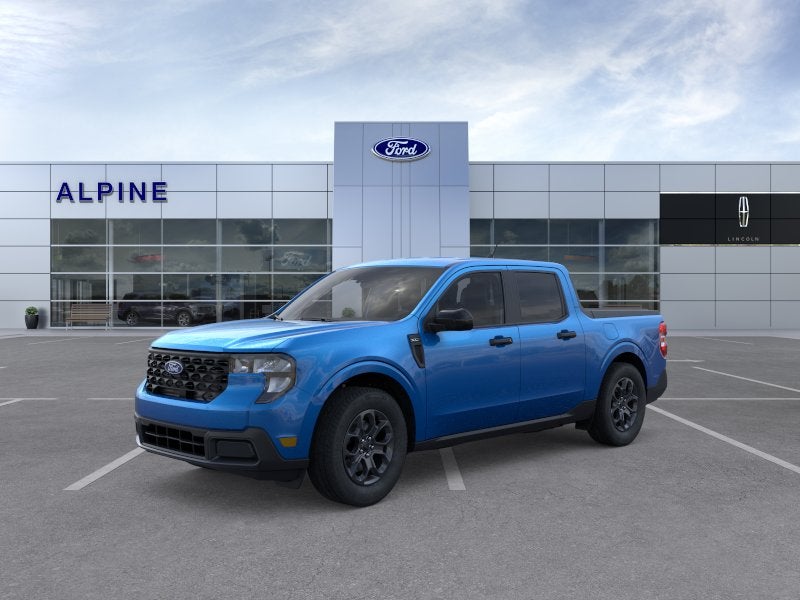 Blue 2026 Ford Maverick XLT SuperCrew AWD Pickup Truck All-Wheel Drive Continuously Variable Transmission
