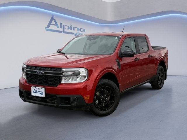 Chili Pepper Red 2024 Ford Maverick XLT SuperCrew AWD Pickup Truck All-Wheel Drive 8-Speed Automatic