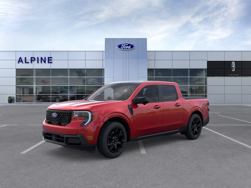 Ruby Red Metallic 2026 Ford Maverick Lariat SuperCrew AWD Pickup Truck All-Wheel Drive Continuously Variable Transmission