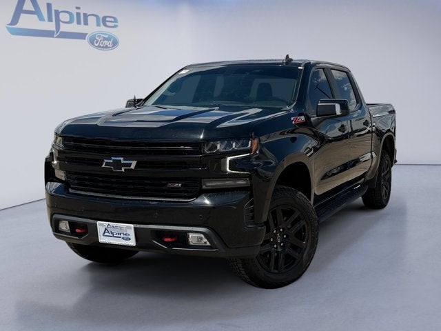 Black 2022 Chevrolet Silverado 1500 Pickup Truck Four-Wheel Drive Automatic