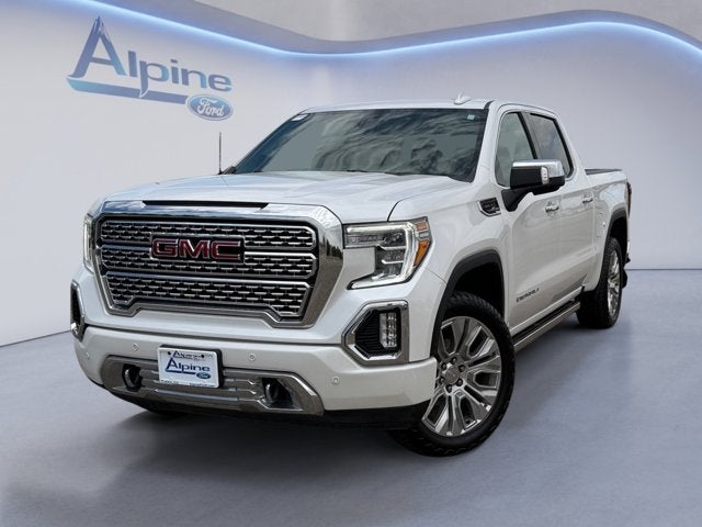 Summit White 2021 GMC Sierra 1500 Denali Crew Cab 4WD Pickup Truck Four-Wheel Drive Automatic