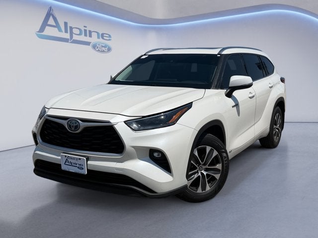White (Blizzard Pearl) 2021 Toyota Highlander Hybrid SUV / Crossover All-Wheel Drive Continuously Variable Transmission