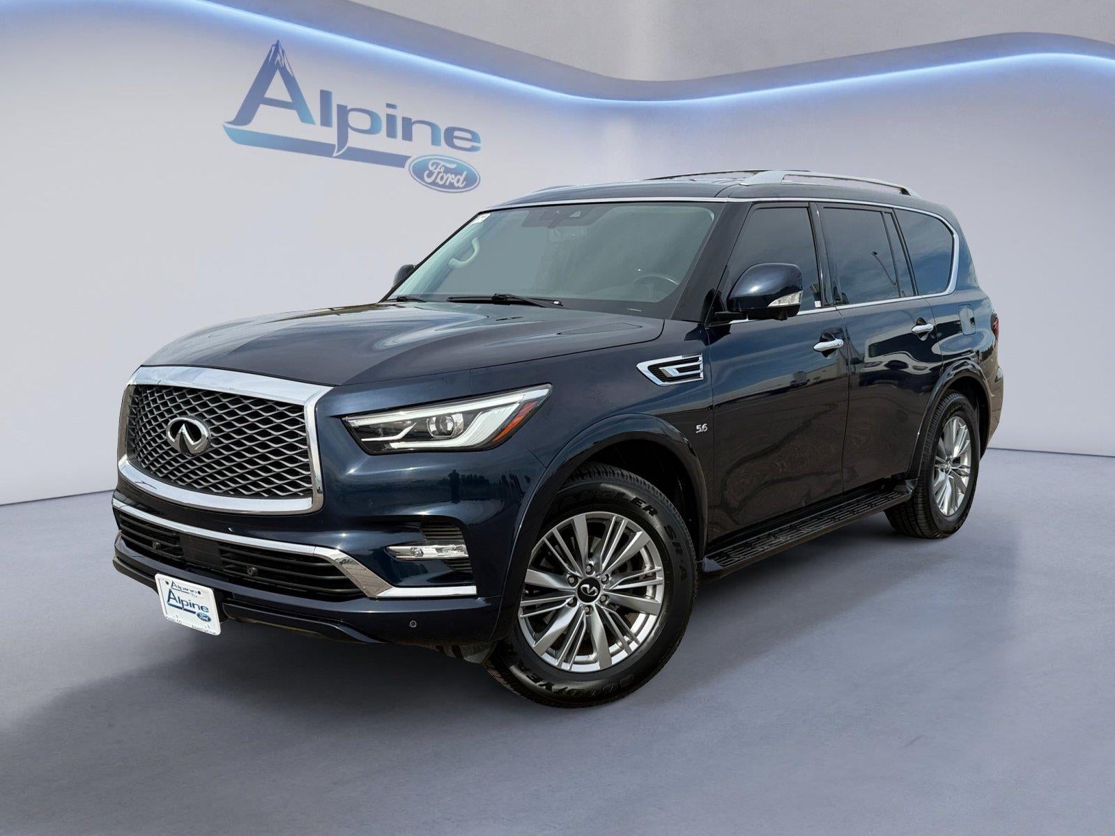 Blue 2019 INFINITI QX80 SUV / Crossover All-Wheel Drive Automatic