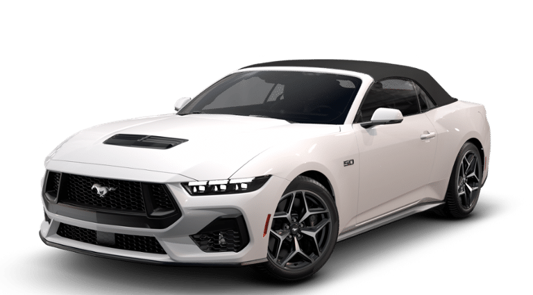 Oxford White 2026 Ford Mustang Convertible Rear-Wheel Drive Automatic
