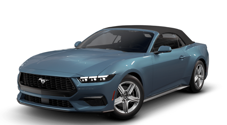Vapor Blue Metallic 2026 Ford Mustang Convertible Rear-Wheel Drive Automatic