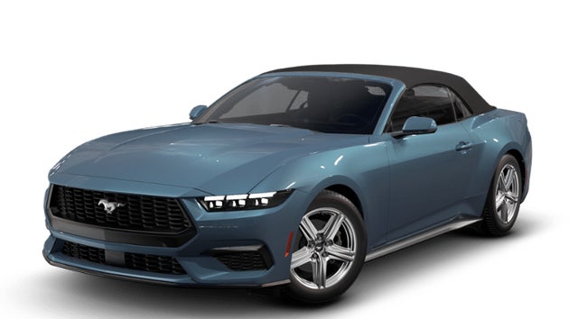 Vapor Blue Metallic 2026 Ford Mustang Convertible Rear-Wheel Drive Automatic