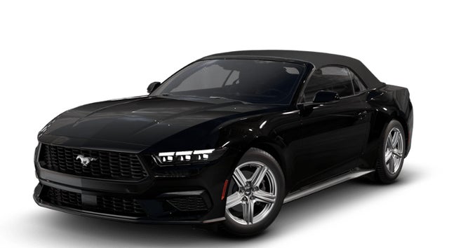 Shadow Black 2026 Ford Mustang Convertible Rear-Wheel Drive Automatic