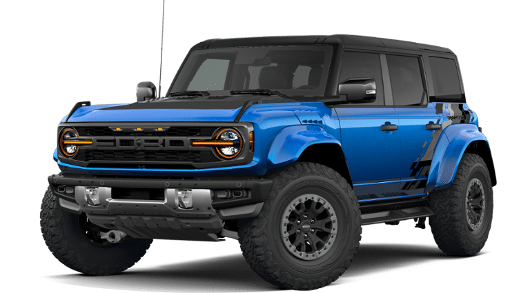 Velocity Blue Metallic 2026 Ford Bronco Raptor SUV / Crossover Four-Wheel Drive Automatic