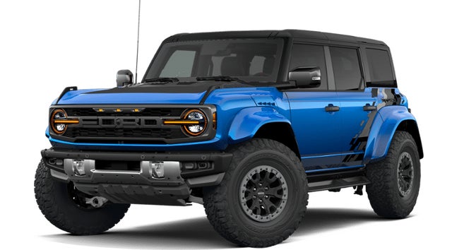 Velocity Blue Metallic 2026 Ford Bronco Raptor SUV / Crossover Four-Wheel Drive Automatic