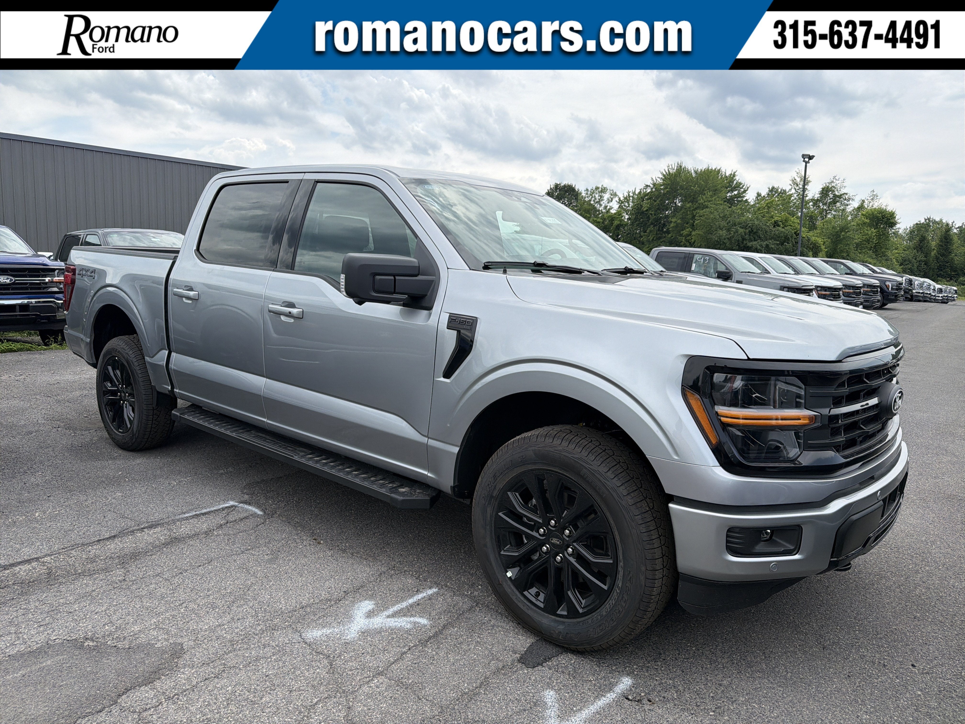 Iconic Silver Metallic 2026 Ford F-150 Pickup Truck Four-Wheel Drive Automatic