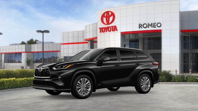 Midnight Black 2026 Toyota Highlander Hybrid Platinum AWD SUV / Crossover All-Wheel Drive Continuously Variable Transmission
