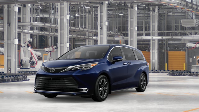 Blueprint 2026 Toyota Sienna Minivan All-Wheel Drive Continuously Variable Transmission