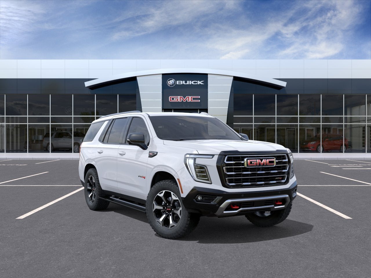 Summit White 2026 GMC Yukon SUV / Crossover Four-Wheel Drive Automatic