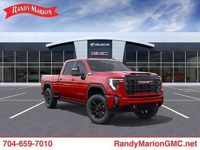 Volcanic Red Tintcoat 2026 GMC Sierra 3500HD AT4 Crew Cab 4WD Pickup Truck Four-Wheel Drive Automatic