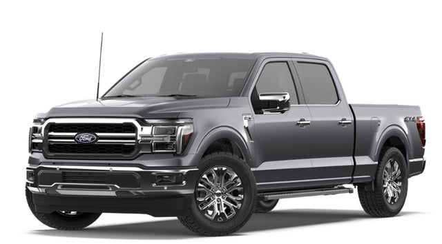 Gray 2026 Ford F-150 Lariat SuperCrew 4WD Pickup Truck Four-Wheel Drive Automatic