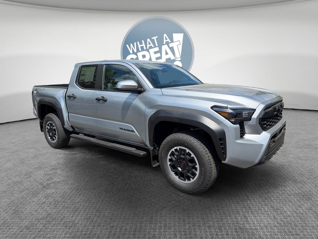 Celestial Silver Metallic 2026 Toyota Tacoma TRD Off-Road Double Cab 4WD Pickup Truck Four-Wheel Drive 8-Speed Automatic