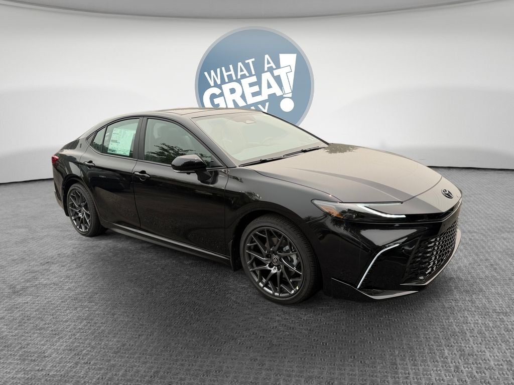 Midnight Black Metallic 2026 Toyota Camry Sedan Front-Wheel Drive Continuously Variable Transmission