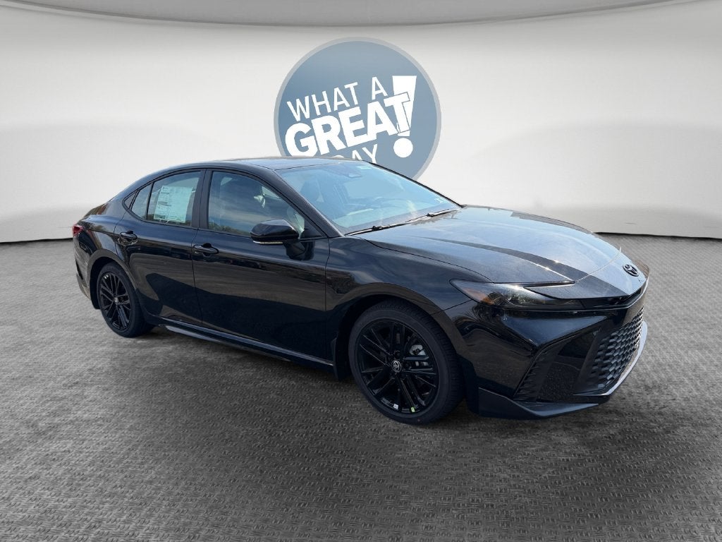 Midnight Black Metallic 2026 Toyota Camry Sedan Front-Wheel Drive Continuously Variable Transmission