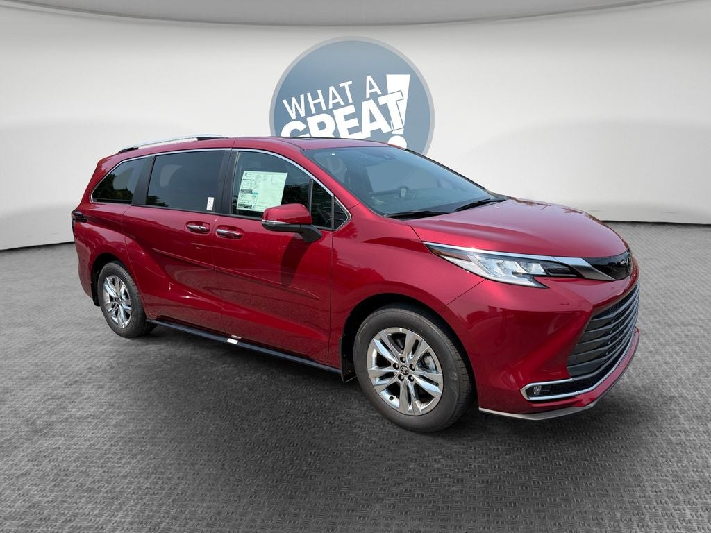 Red (Ruby Flare Pearl [Extra_Cost_Color]) 2026 Toyota Sienna Minivan All-Wheel Drive Continuously Variable Transmission