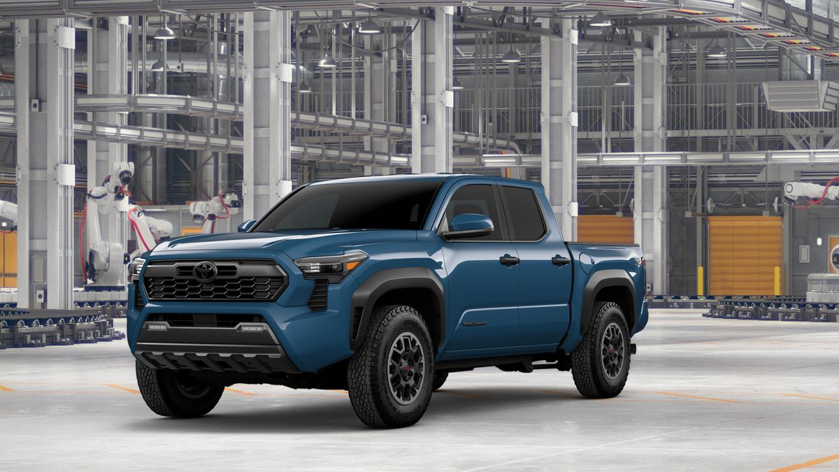 Heritage Blue 2026 Toyota Tacoma Pickup Truck Four-Wheel Drive 6-Speed Manual