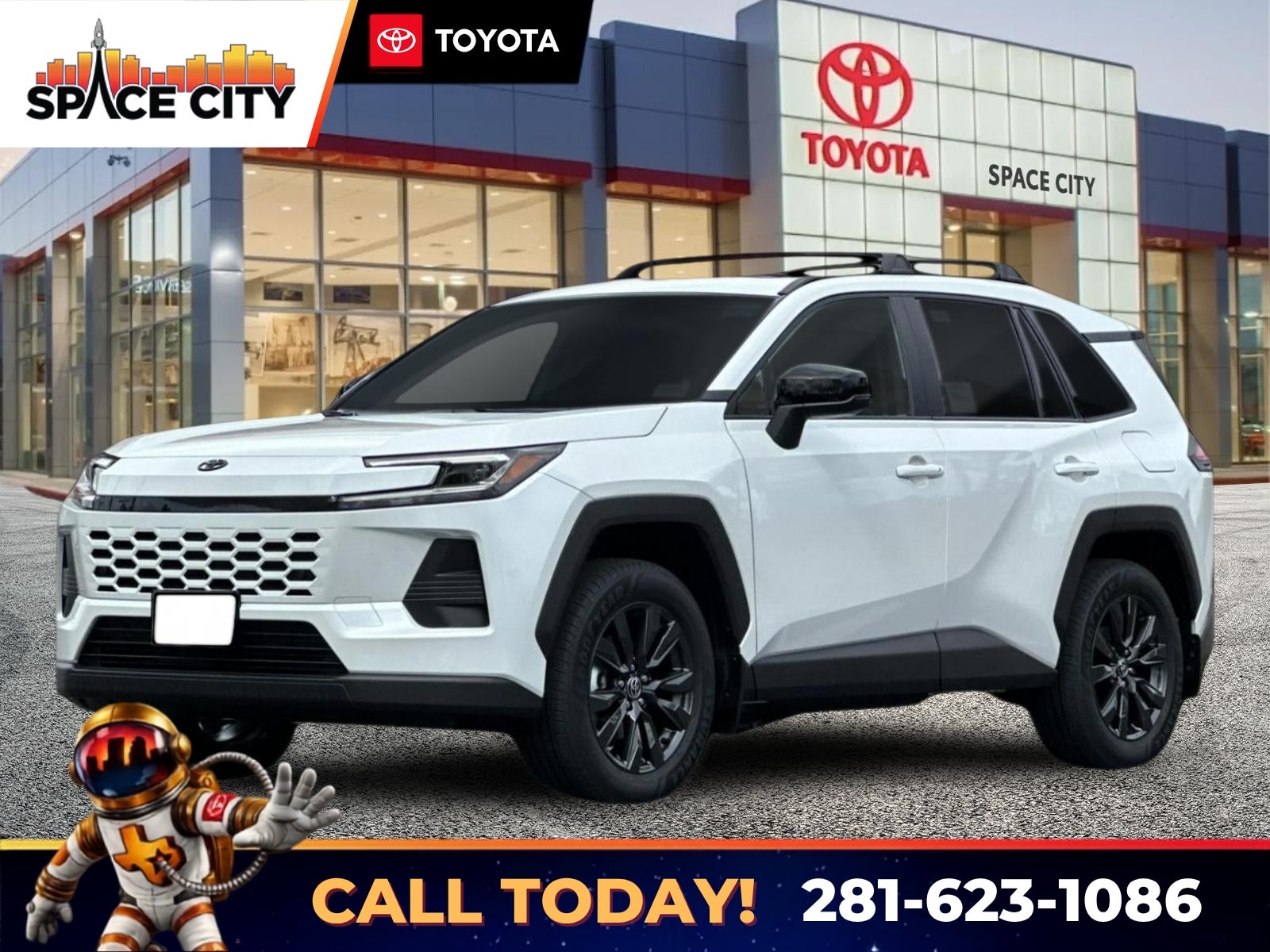 White (Wind Chill Pearl) 2026 Toyota RAV4 SUV / Crossover Front-Wheel Drive Continuously Variable Transmission