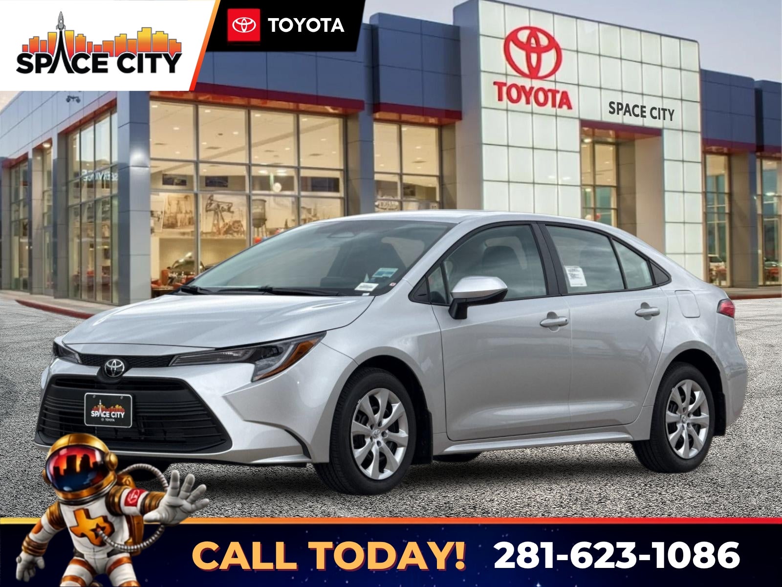 Classic Silver Metallic 2027 Toyota Corolla Sedan Front-Wheel Drive Continuously Variable Transmission