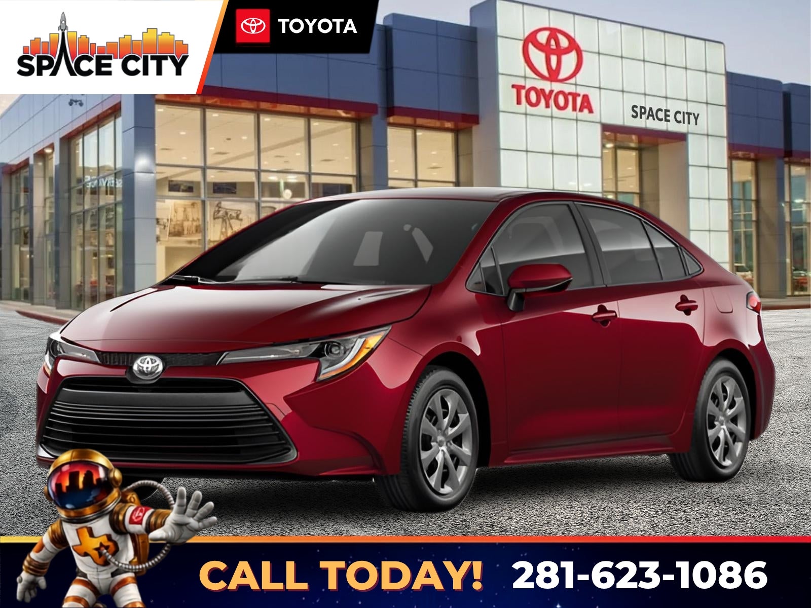 Red (Ruby Flare Pearl) 2027 Toyota Corolla Sedan Front-Wheel Drive Continuously Variable Transmission