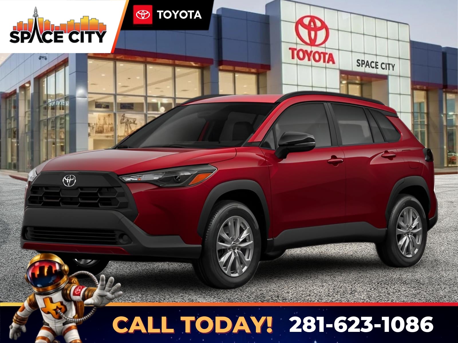 Soul Red Crystal 2026 Toyota Corolla Cross SUV / Crossover Front-Wheel Drive Continuously Variable Transmission