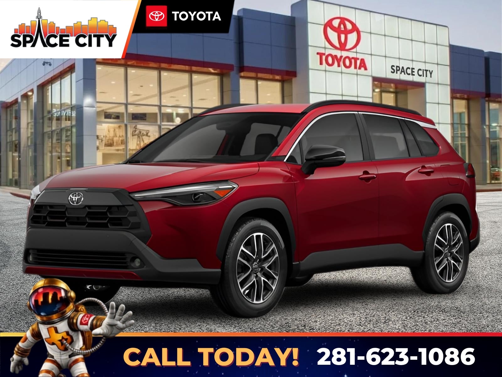 Soul Red Crystal 2026 Toyota Corolla Cross SUV / Crossover Front-Wheel Drive Continuously Variable Transmission