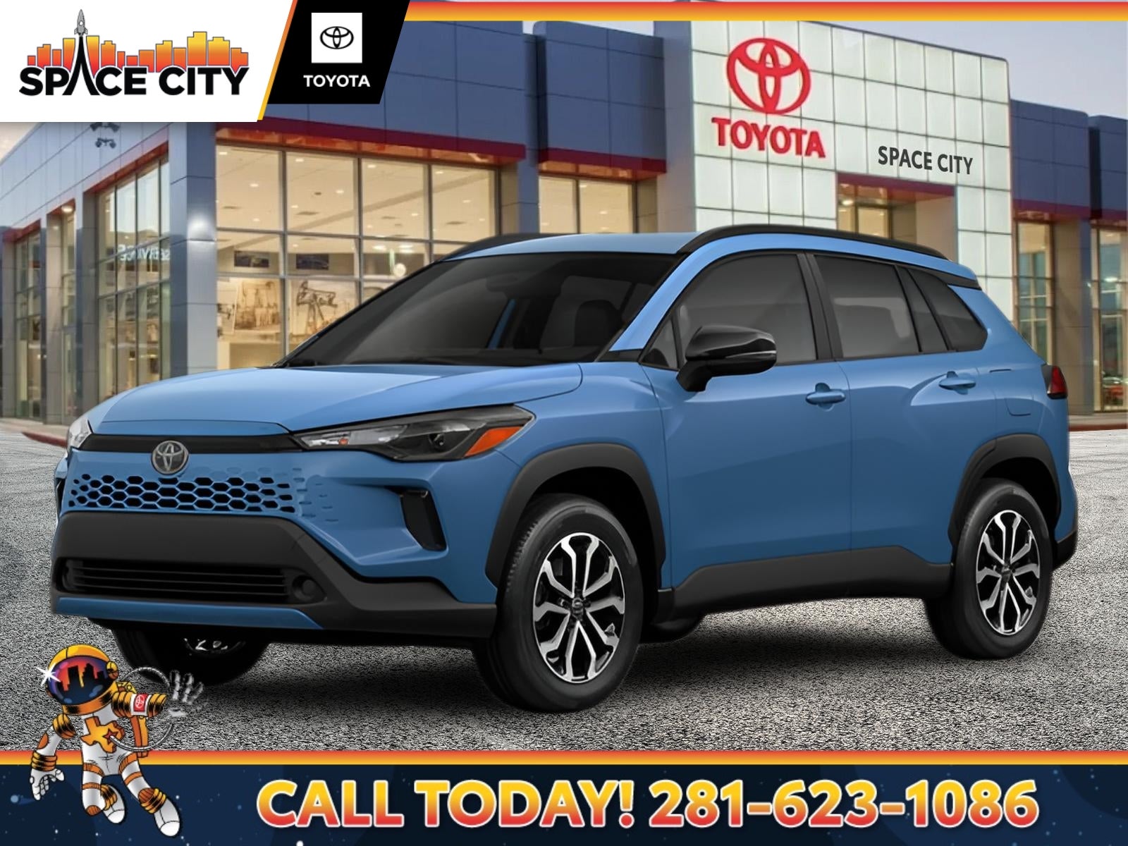 Cavalry Blue 2026 Toyota Corolla Cross Hybrid SUV / Crossover All-Wheel Drive Continuously Variable Transmission