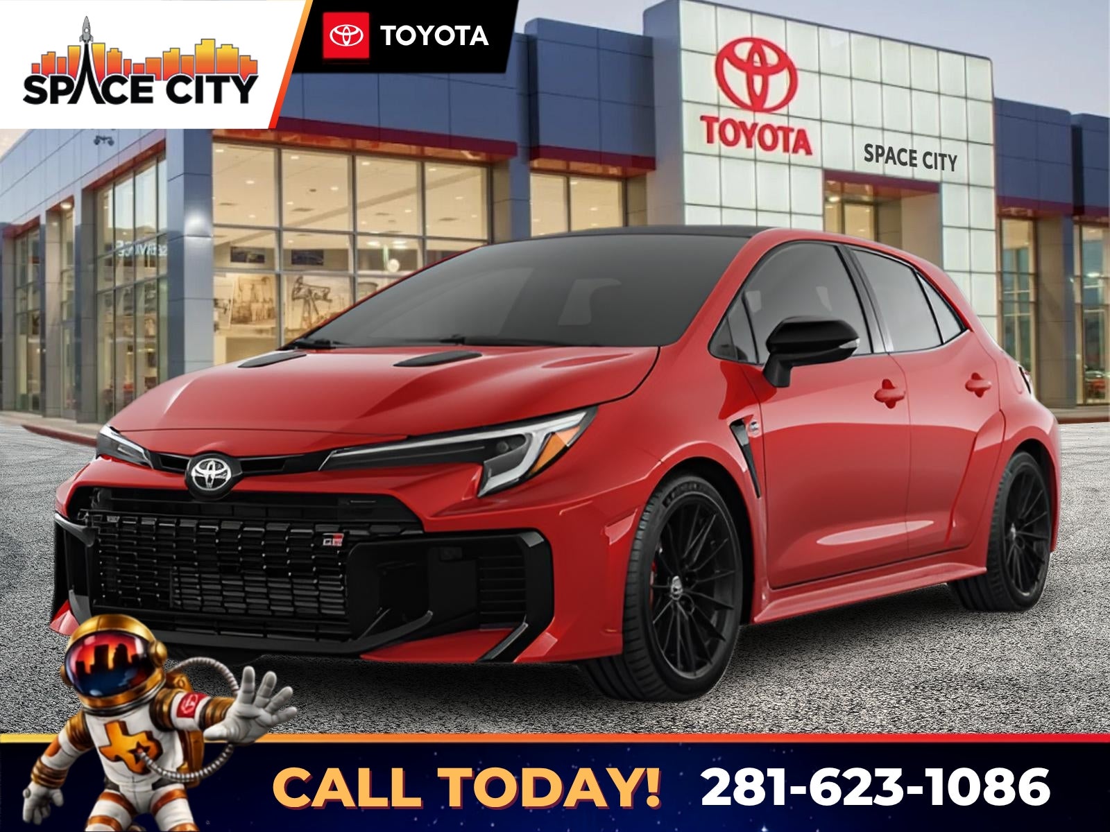 Supersonic Red 2026 Toyota GR Corolla Hatchback All-Wheel Drive 6-Speed Manual
