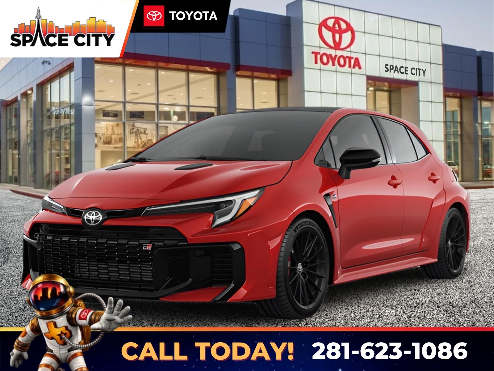 Supersonic Red 2026 Toyota GR Corolla Hatchback All-Wheel Drive 6-Speed Manual