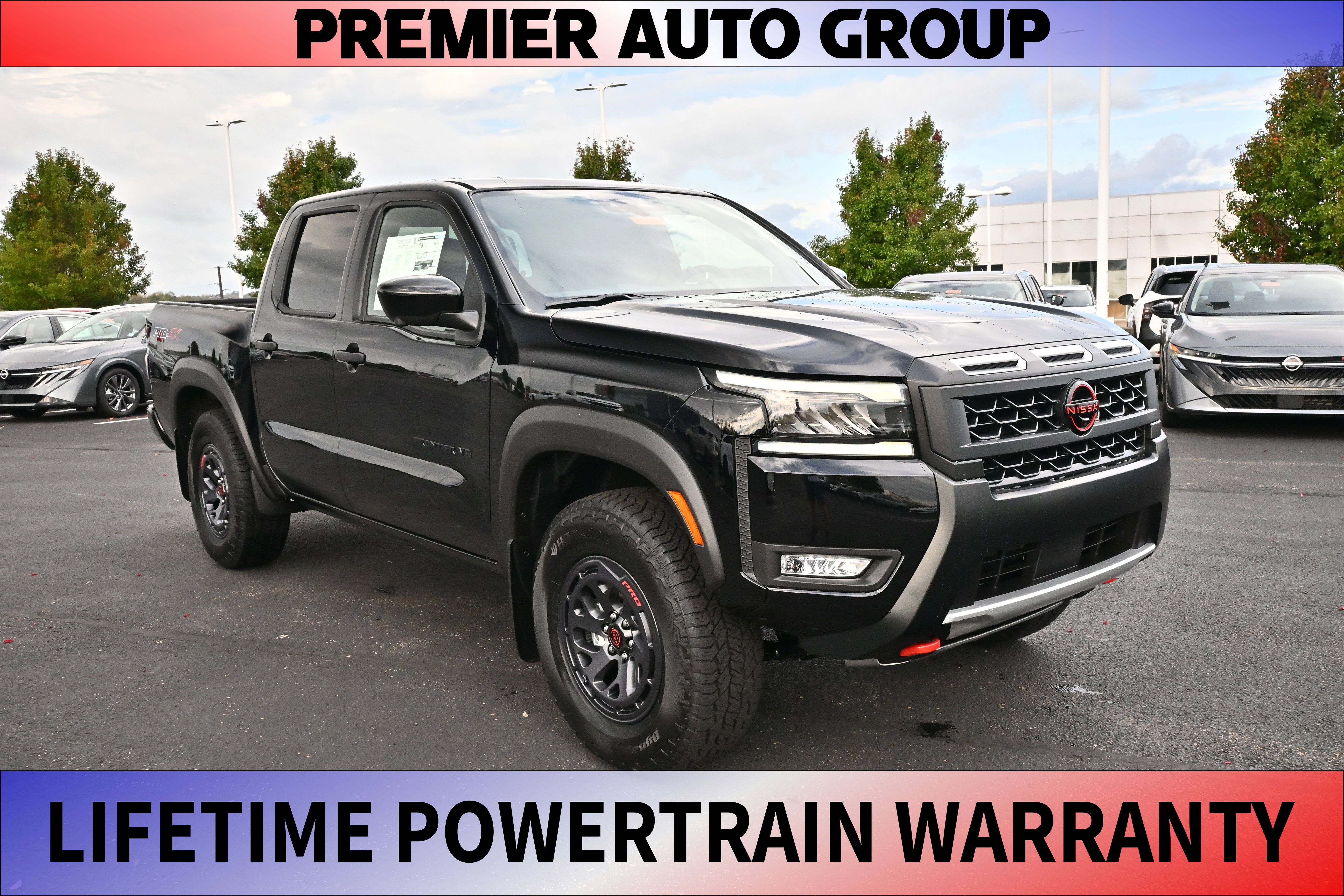 Super Black 2027 Nissan Frontier Pickup Truck Four-Wheel Drive Automatic