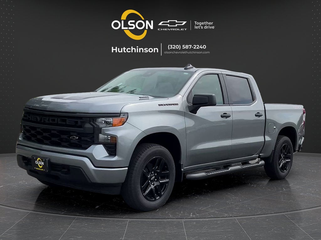Sterling Gray Metallic 2026 Chevrolet Silverado 1500 Pickup Truck Four-Wheel Drive Automatic