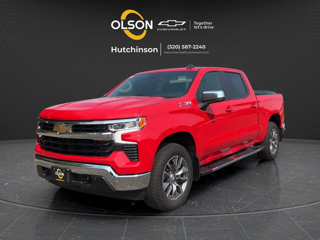 Red Hot 2026 Chevrolet Silverado 1500 Pickup Truck Four-Wheel Drive Automatic