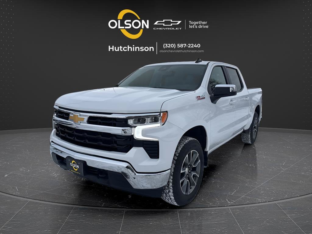 Summit White 2026 Chevrolet Silverado 1500 Pickup Truck Four-Wheel Drive Automatic