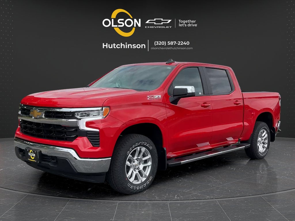 Red Hot 2026 Chevrolet Silverado 1500 Pickup Truck Four-Wheel Drive Automatic