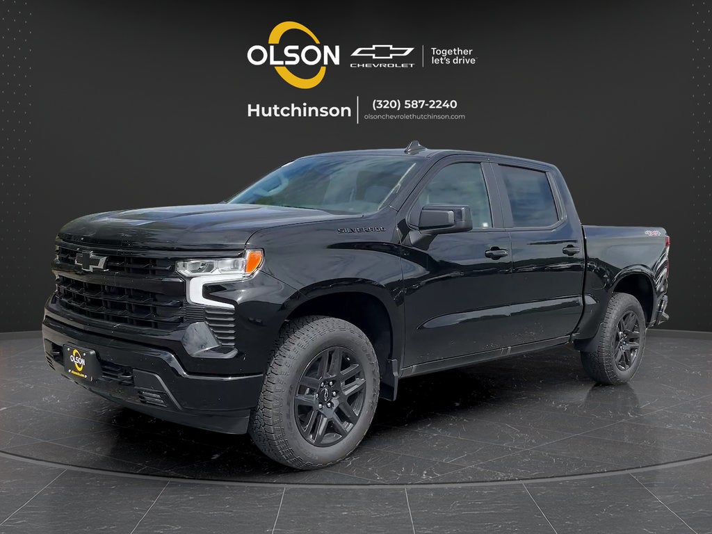 Black 2026 Chevrolet Silverado 1500 Pickup Truck Four-Wheel Drive Automatic