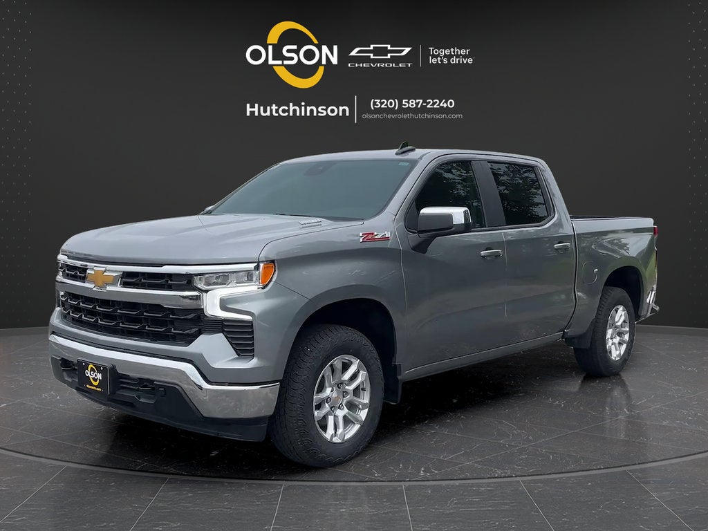 Sterling Gray Metallic 2025 Chevrolet Silverado 1500 Pickup Truck Four-Wheel Drive Automatic