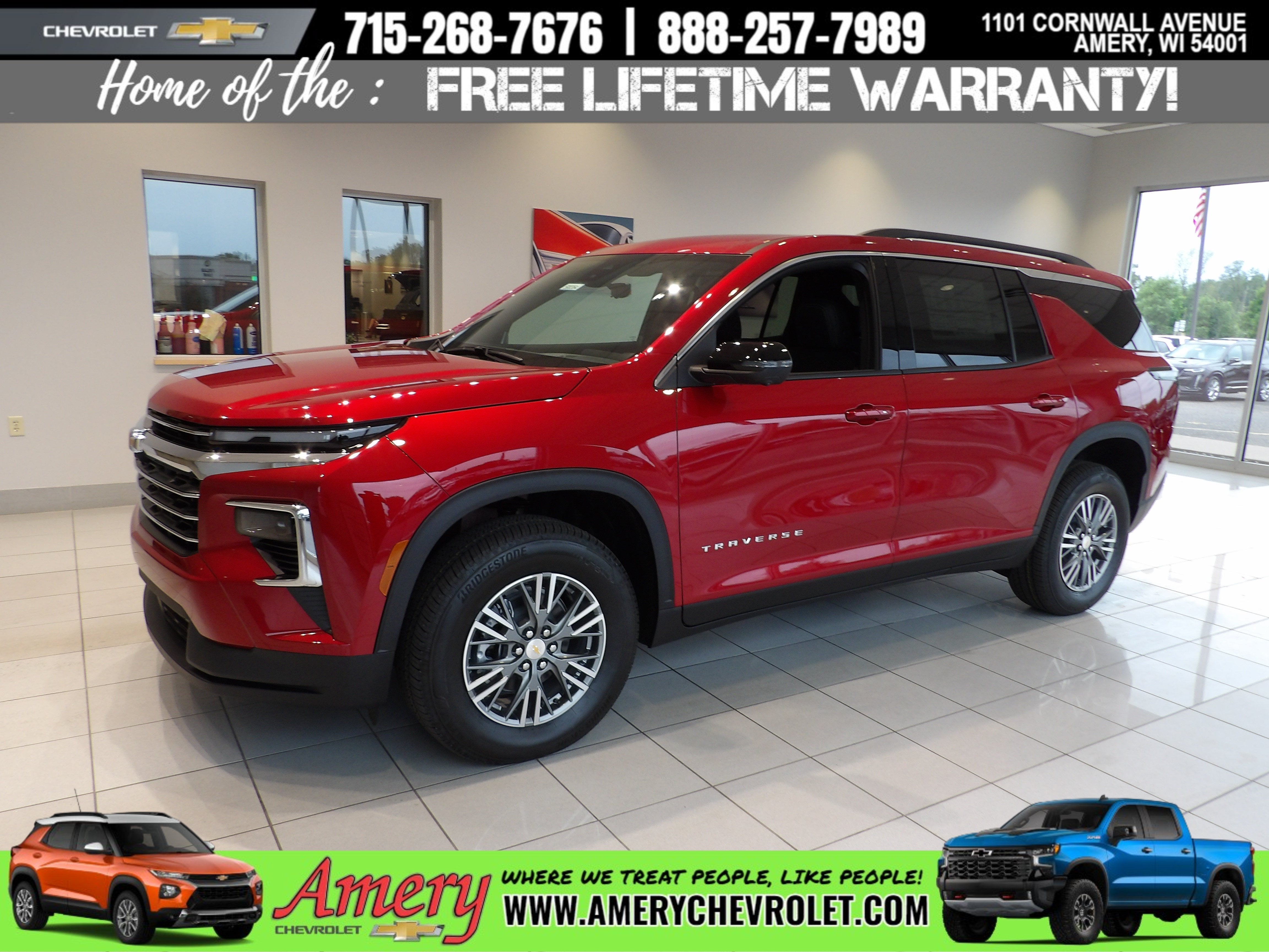 2027 Chevrolet Traverse Rojo (Radiant Red Tintcoat) SUV/Crossover Todo terreno 8 velocidades Automática