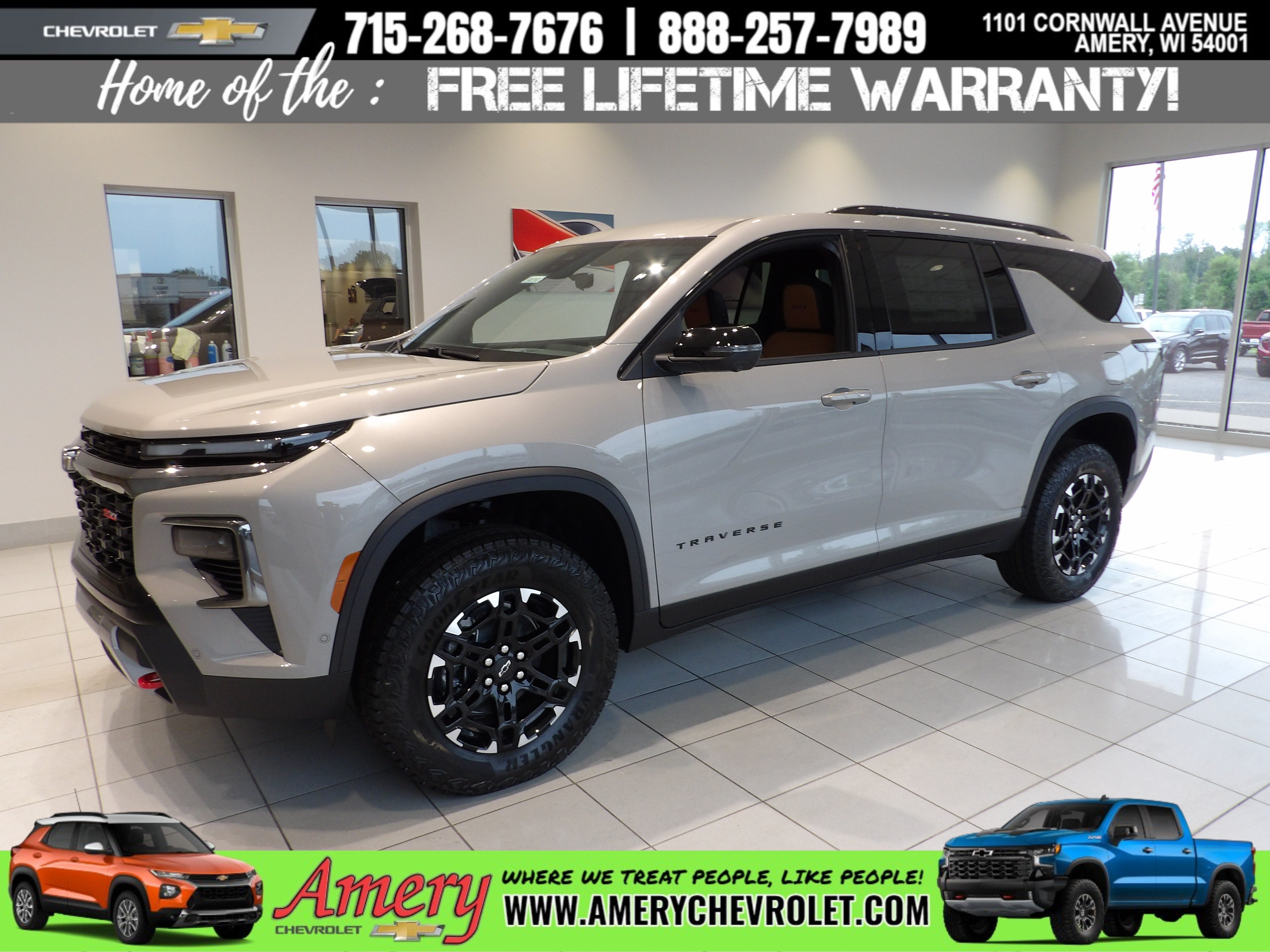 Sandstone Gray 2027 Chevrolet Traverse SUV / Crossover Four-Wheel Drive 8-Speed Automatic