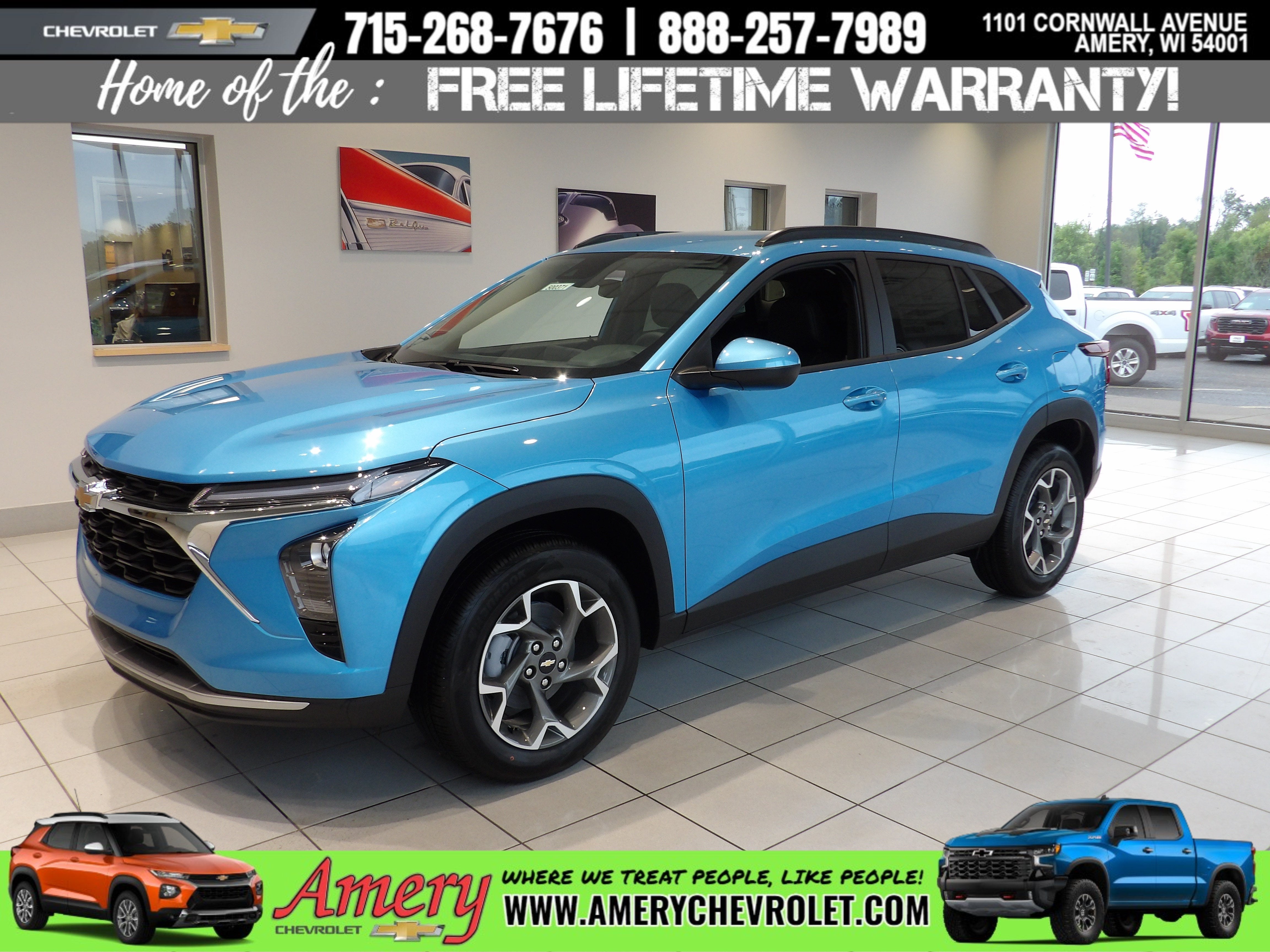 Marina Blue Metallic 2026 Chevrolet Trax SUV / Crossover Front-Wheel Drive 6-Speed Automatic