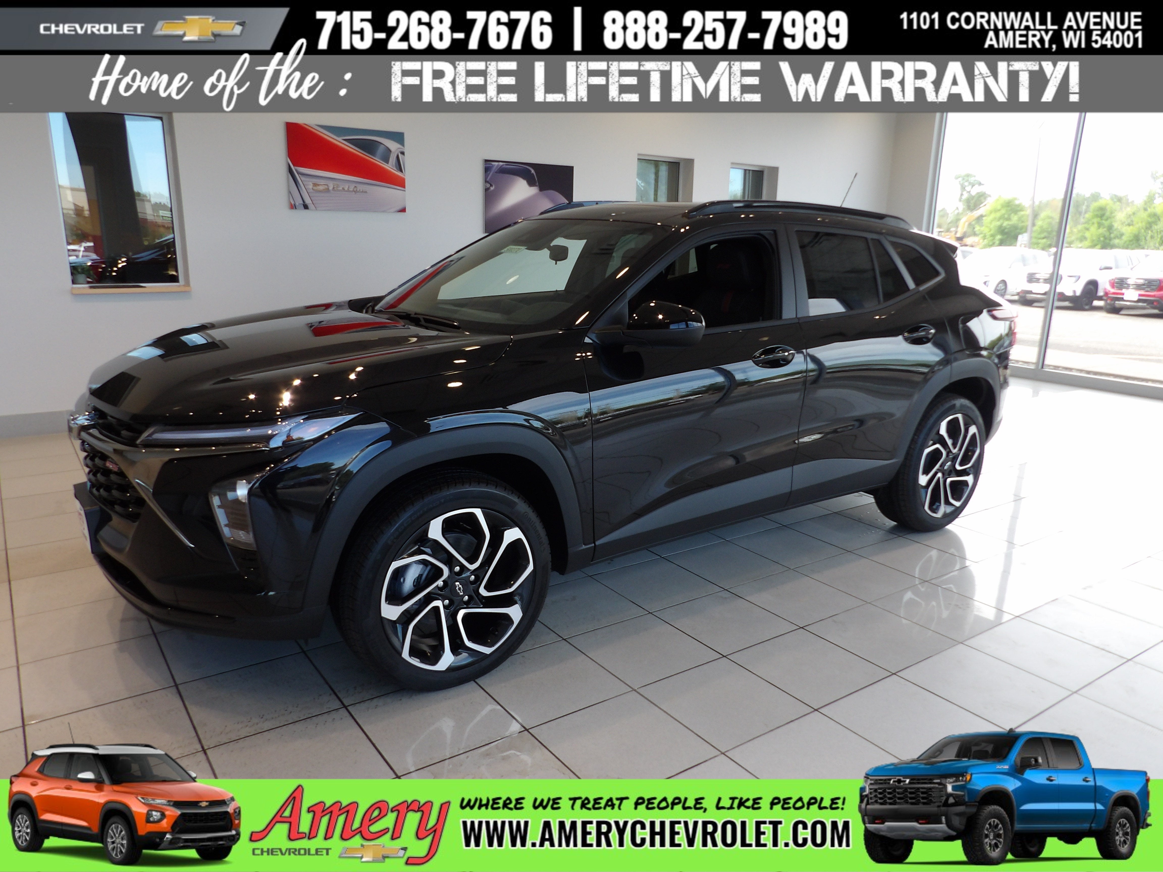 Mosaic Black Metallic 2026 Chevrolet Trax SUV / Crossover Front-Wheel Drive 6-Speed Automatic