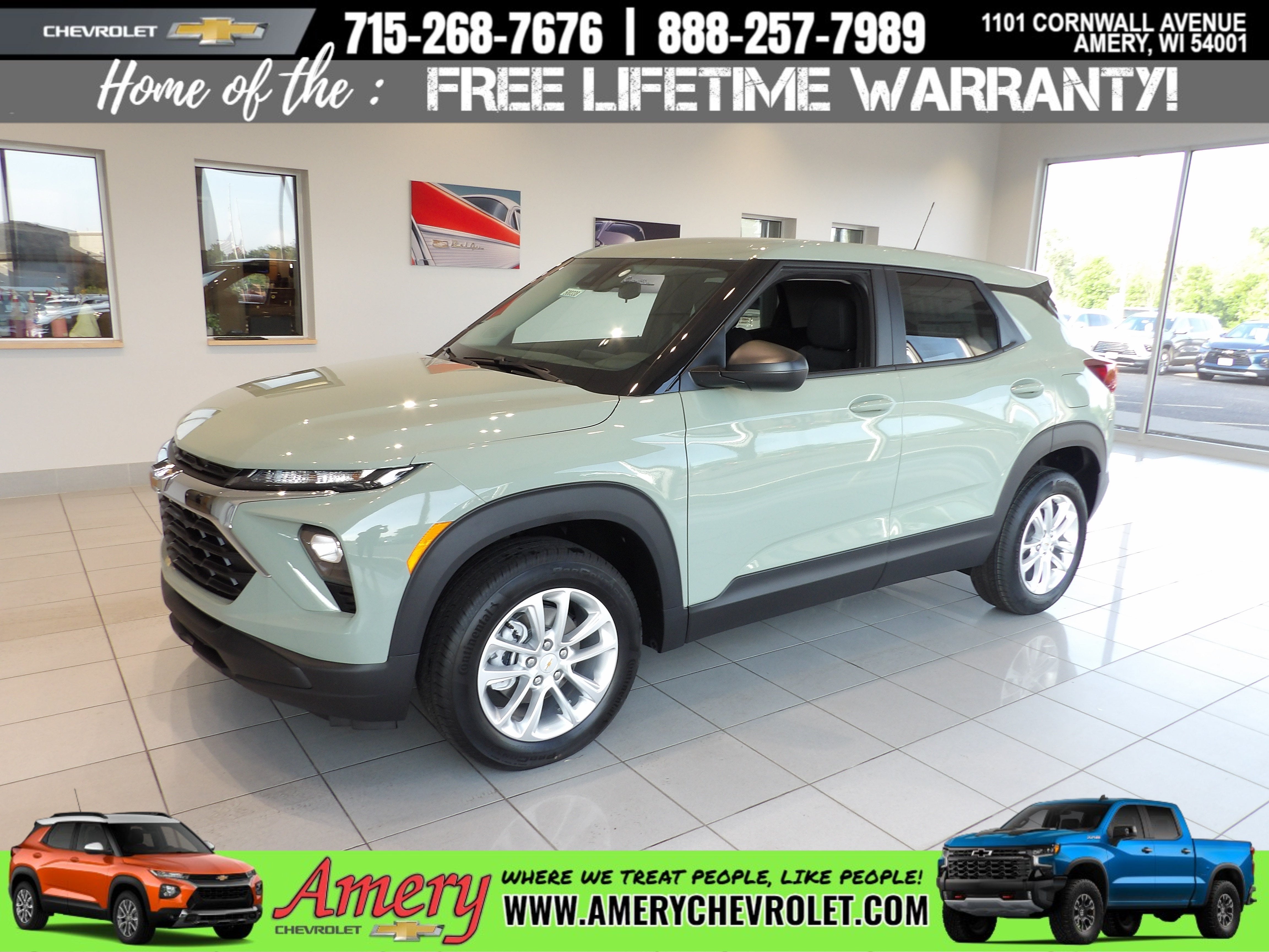 Cacti Green 2026 Chevrolet Trailblazer SUV / Crossover Four-Wheel Drive 9-Speed Automatic